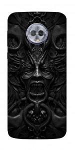 Чохол Horror pattern для Motorola Moto G6 Plus