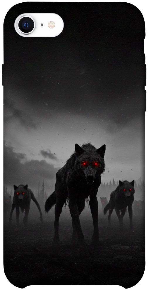 Чехол Horror wolfs для iPhone SE (2020)