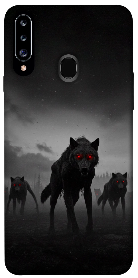 Чехол Horror wolfs для Galaxy A20s (2019)