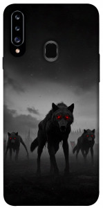 Чехол Horror wolfs для Galaxy A20s (2019)