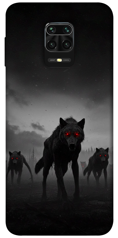 Чехол Horror wolfs для Xiaomi Redmi Note 9 Pro
