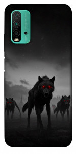 Чехол Horror wolfs для Xiaomi Redmi Note 9 4G