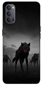 Чехол Horror wolfs для Oppo Reno 4