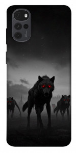 Чохол Horror wolfs для Motorola Moto G22