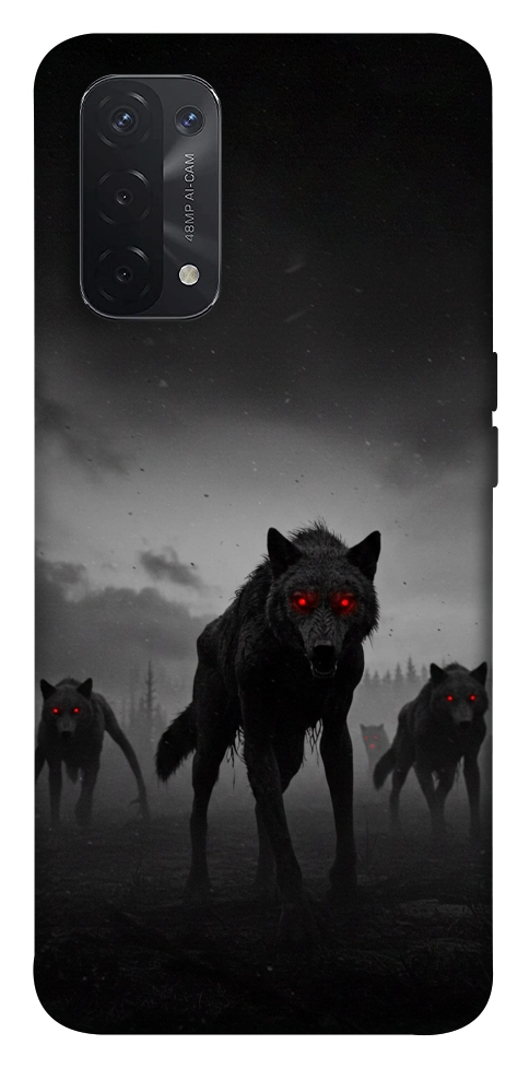 Чехол Horror wolfs для Oppo A74 5G