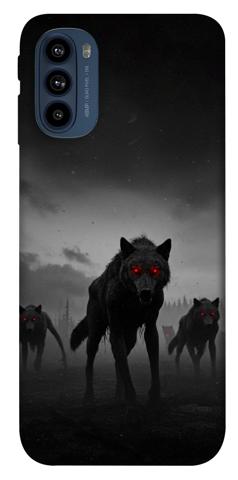 Чохол Horror wolfs для Motorola Moto G41