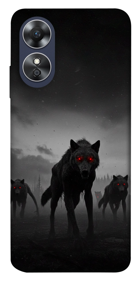 Чохол Horror wolfs для Oppo A17