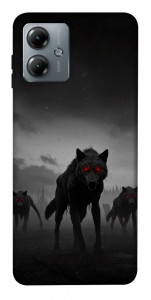 Чохол Horror wolfs для Motorola Moto G14
