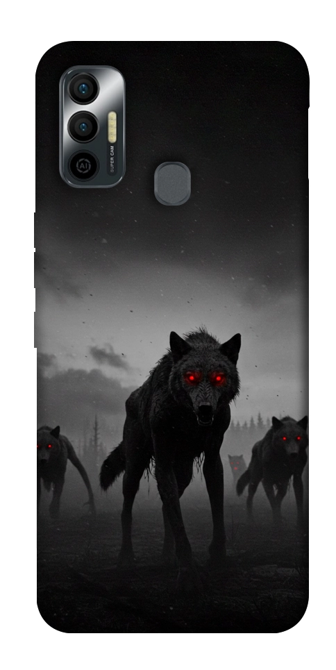 Чохол Horror wolfs для TECNO Spark 7