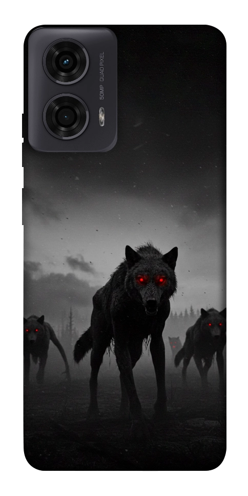 Чехол Horror wolfs для Motorola Moto G24