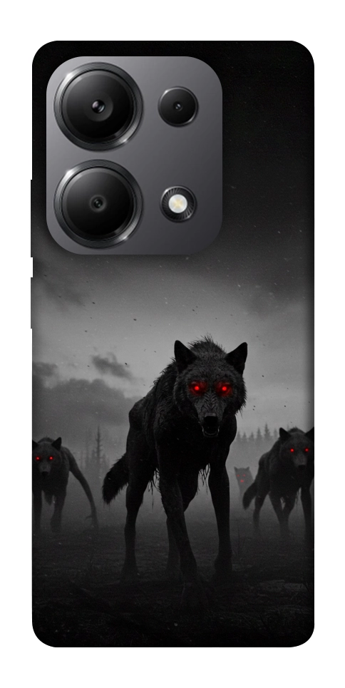 Чехол Horror wolfs для Xiaomi Redmi Note 13 Pro 5G