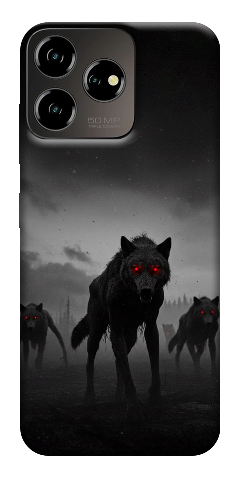 Чехол Horror wolfs для ZTE Blade V50 Design 4G