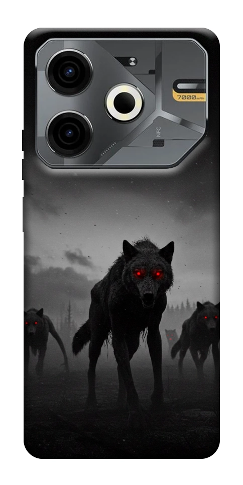 Чохол Horror wolfs для TECNO Pova 6 Neo (LI6)