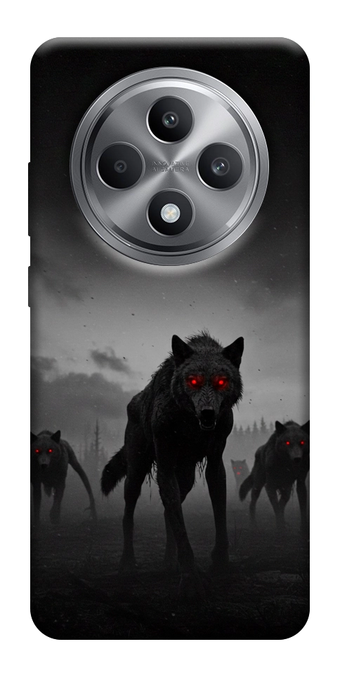 Чехол Horror wolfs для Oppo Reno 12 F 4G