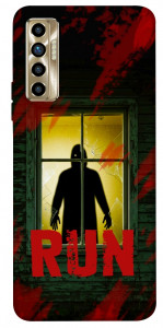 Чехол Retro poster для TECNO Camon 17P