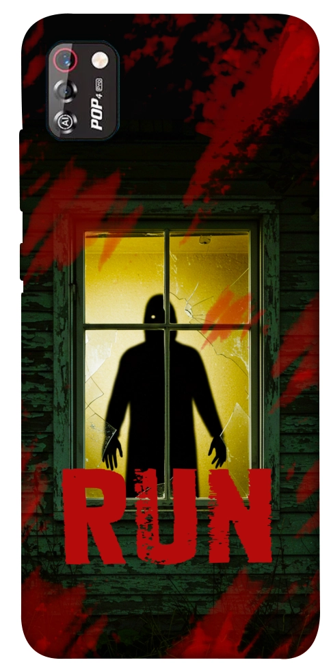 Чехол Retro poster для TECNO POP 4 Pro