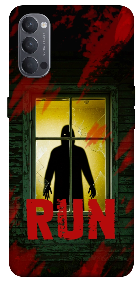 Чехол Retro poster для Oppo Reno 4