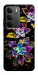Чехол Flowers on black для Realme C75