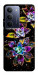 Чехол Flowers on black для Realme C75x