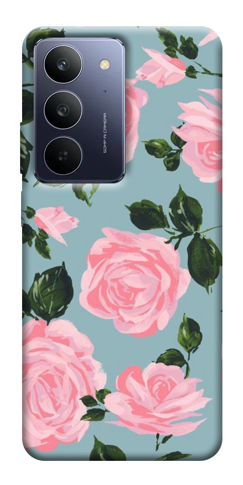 Чехол Розовый принт для Realme C75x