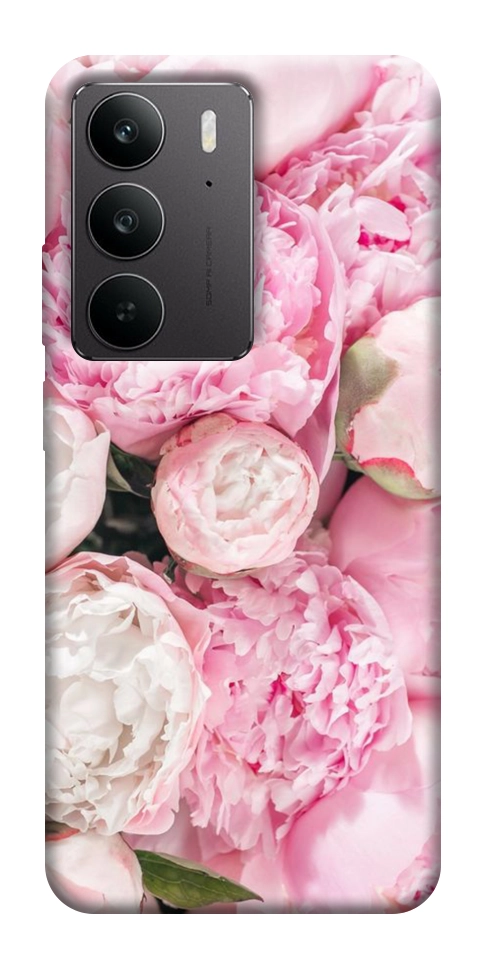 Чехол Pink peonies для Realme C75