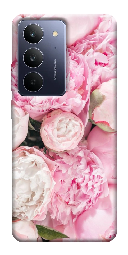Чехол Pink peonies для Realme C75x
