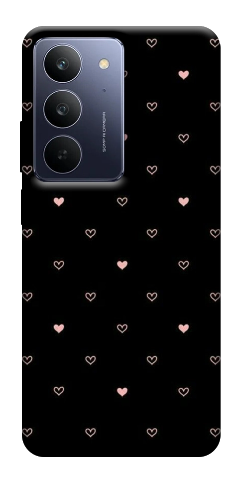 Чехол Сердечки для Realme C75x