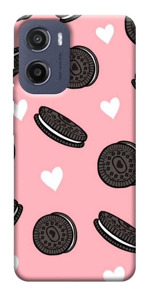 Чехол Печенье Opeo pink для Motorola Moto G05