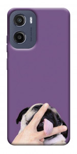 Чехол Мопс для Motorola Moto G05