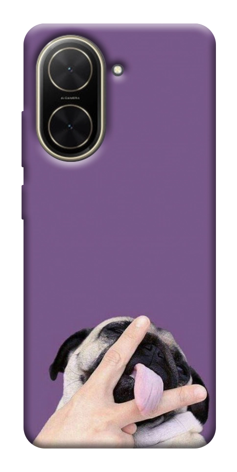 Чехол Мопс для Xiaomi Poco C71