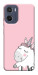 Чехол Unicorn love для Motorola Moto E15