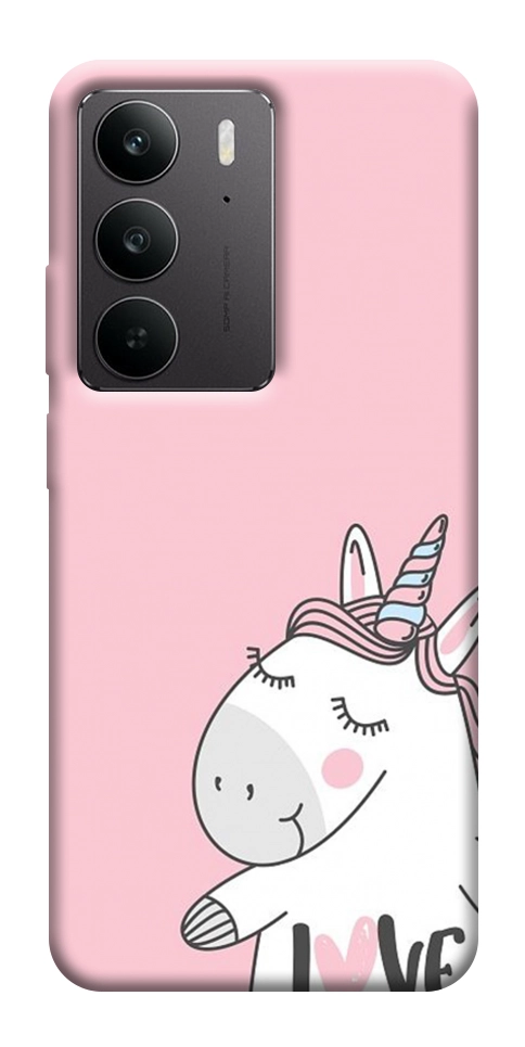 Чехол Unicorn love для Realme C75