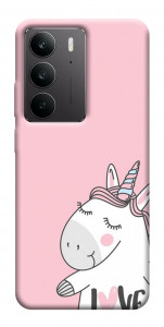 Чехол Unicorn love для Realme C75