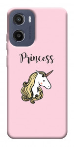 Чехол Princess unicorn для Motorola Moto E15