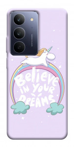 Чехол Believe in your dreams unicorn для Realme C75x