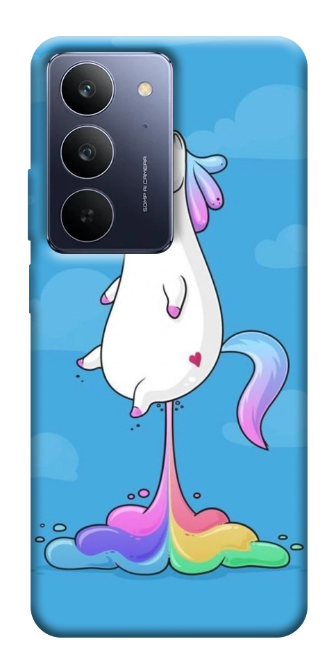 Чехол Единорог с радугой 2 для Realme C75x