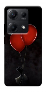 Чехол Красные шары для Xiaomi Redmi Note 14S