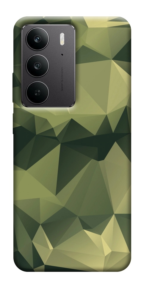 Чехол Треугольный камуфляж 2 для Realme C75