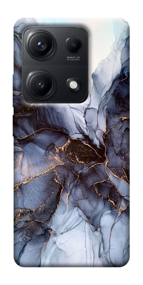 Чехол Черно-белый мрамор для Xiaomi Redmi Note 14S