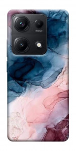 Чехол Розово-голубые разводы для Xiaomi Redmi Note 14S
