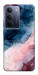 Чехол Розово-голубые разводы для Realme C75x