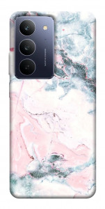 Чехол Розово-голубой мрамор для Realme C75x