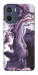 Чехол Красный мрамор для Motorola Moto G05