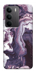 Чехол Красный мрамор для Realme C75
