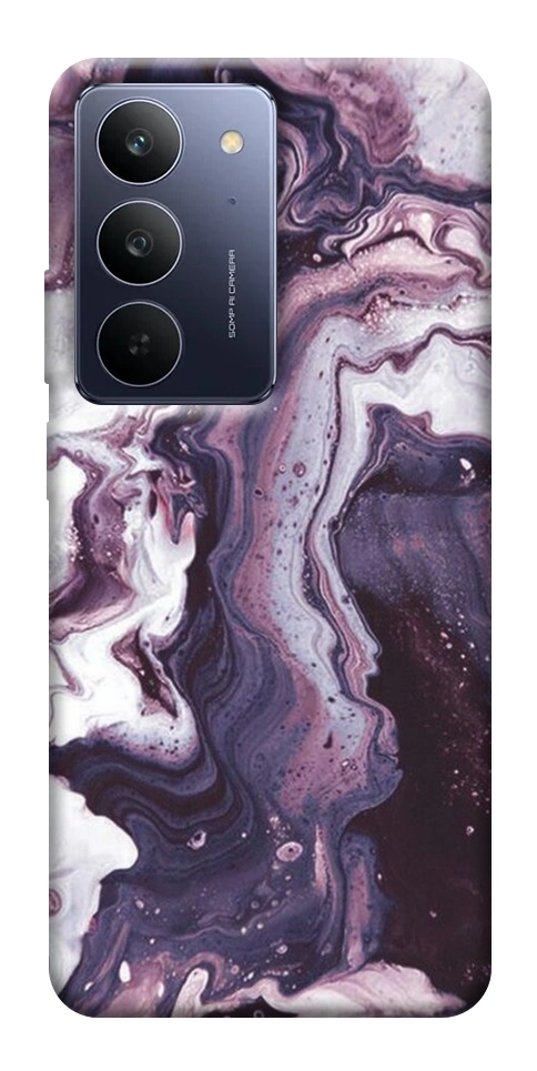 Чехол Красный мрамор для Realme C75x