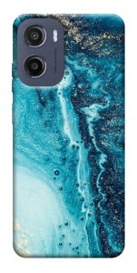 Чехол Голубая краска для Motorola Moto G05