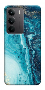 Чехол Голубая краска для Realme C75