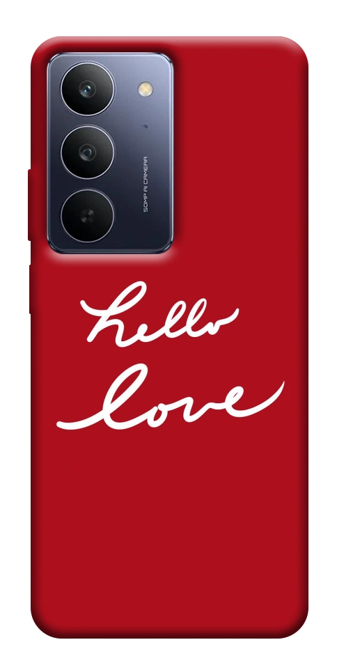 Чехол Hello love для Realme C75x