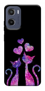 Чехол Космические коты для Motorola Moto G05