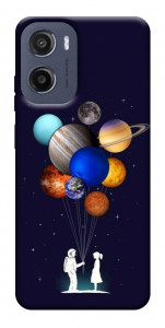 Чехол Галактика для Motorola Moto G05